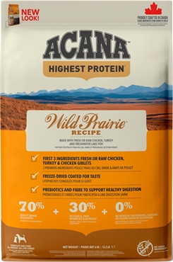 ACANA Highest Protein Dog Wild Prairie (kylling, kalkun og fisk) 6kg